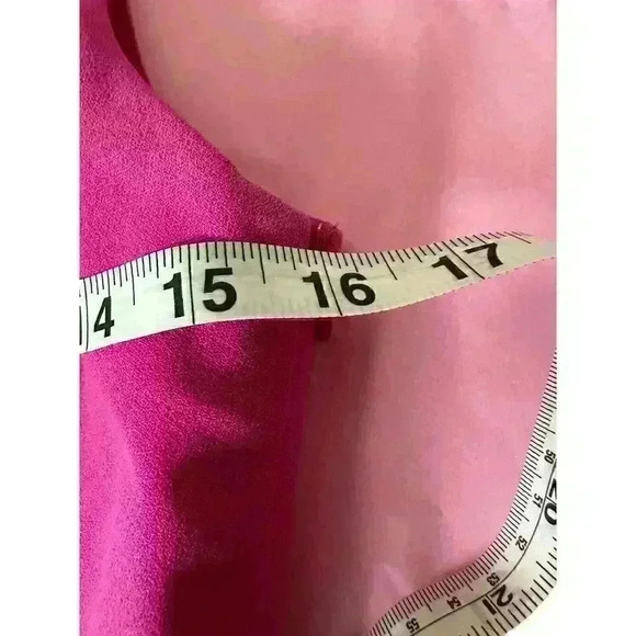 VERSACE PINK SLEEVELESS ZIP UP BACK FULLY LINED DRESS SIZE SMALL - Picture 14 of 16